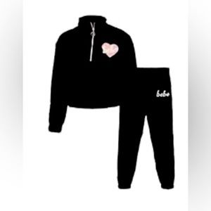 bebe Girls' 10-12. Jogger Tracksuit Set – Fleece. New with tags.